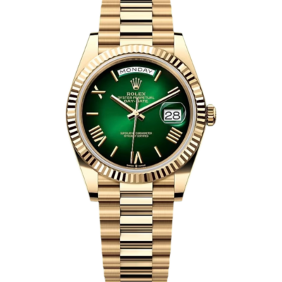 ROLEX DAYDATE 228238 VERT OMBRÉ - NEUVE 2024