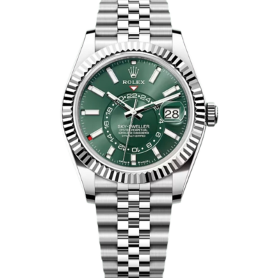 ROLEX SKY-DWELLER 336934 GREEN MINT JUBILÉE - NEUVE 2025