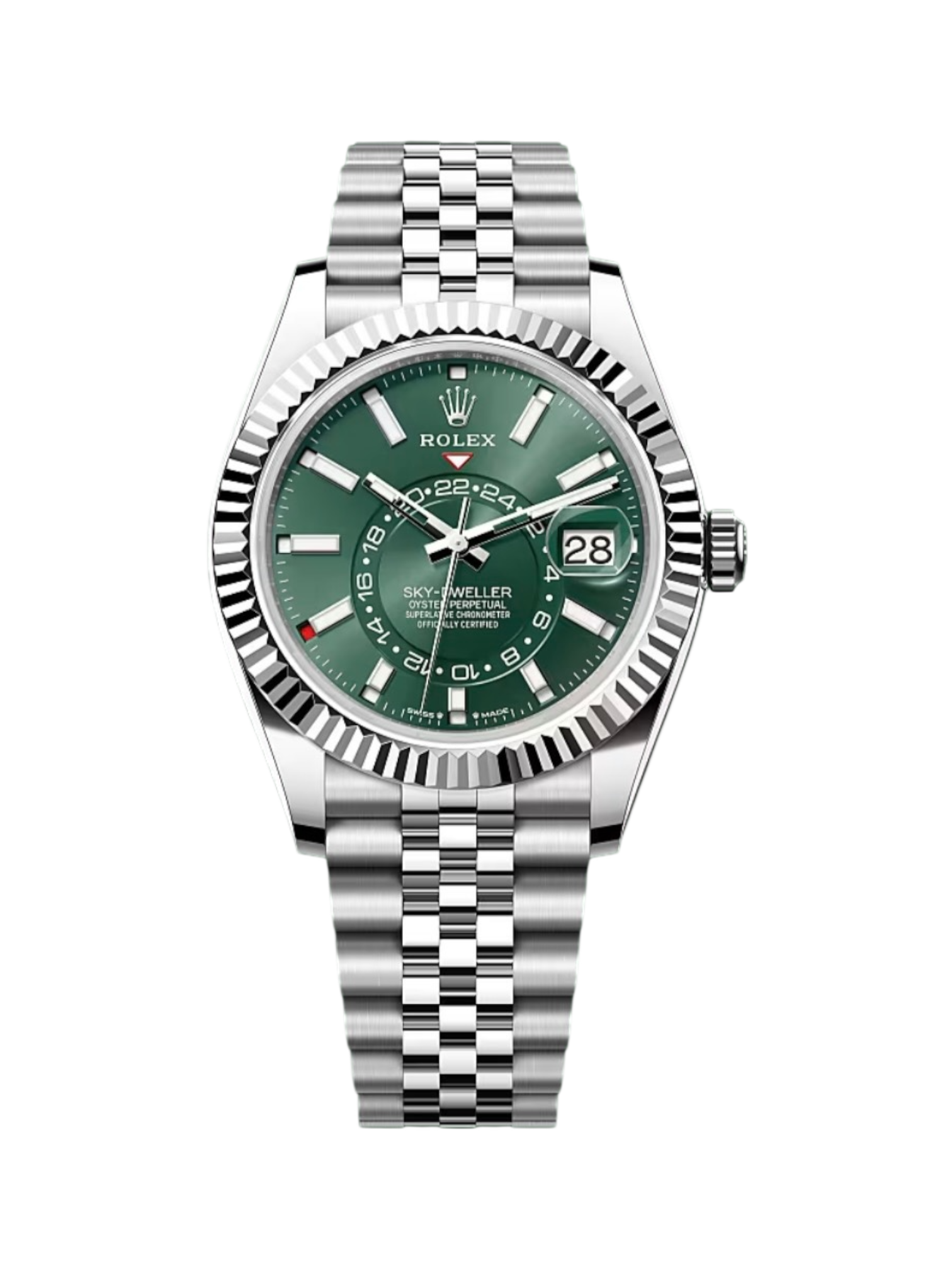 ROLEX SKY-DWELLER 336934 GREEN MINT JUBILÉE - NEUVE 2025