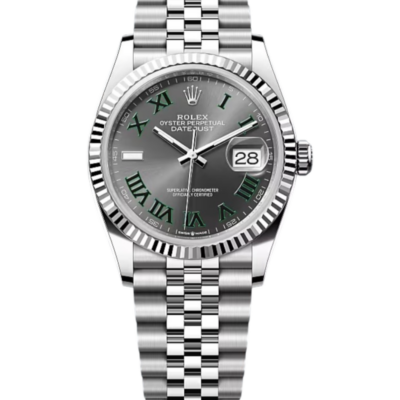 ROLEX DATEJUST 36 126234 WIMBLEDON JUBILÉE - NEUVE 2025