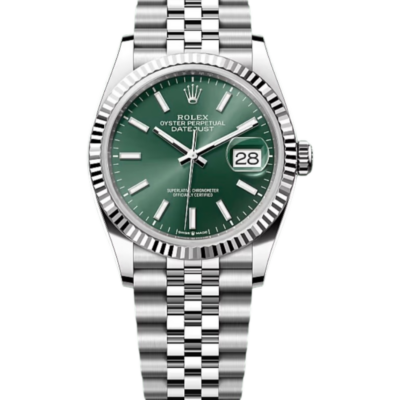 ROLEX DATEJUST 36 126234 VERT JUBILÉE - NEUVE 2025