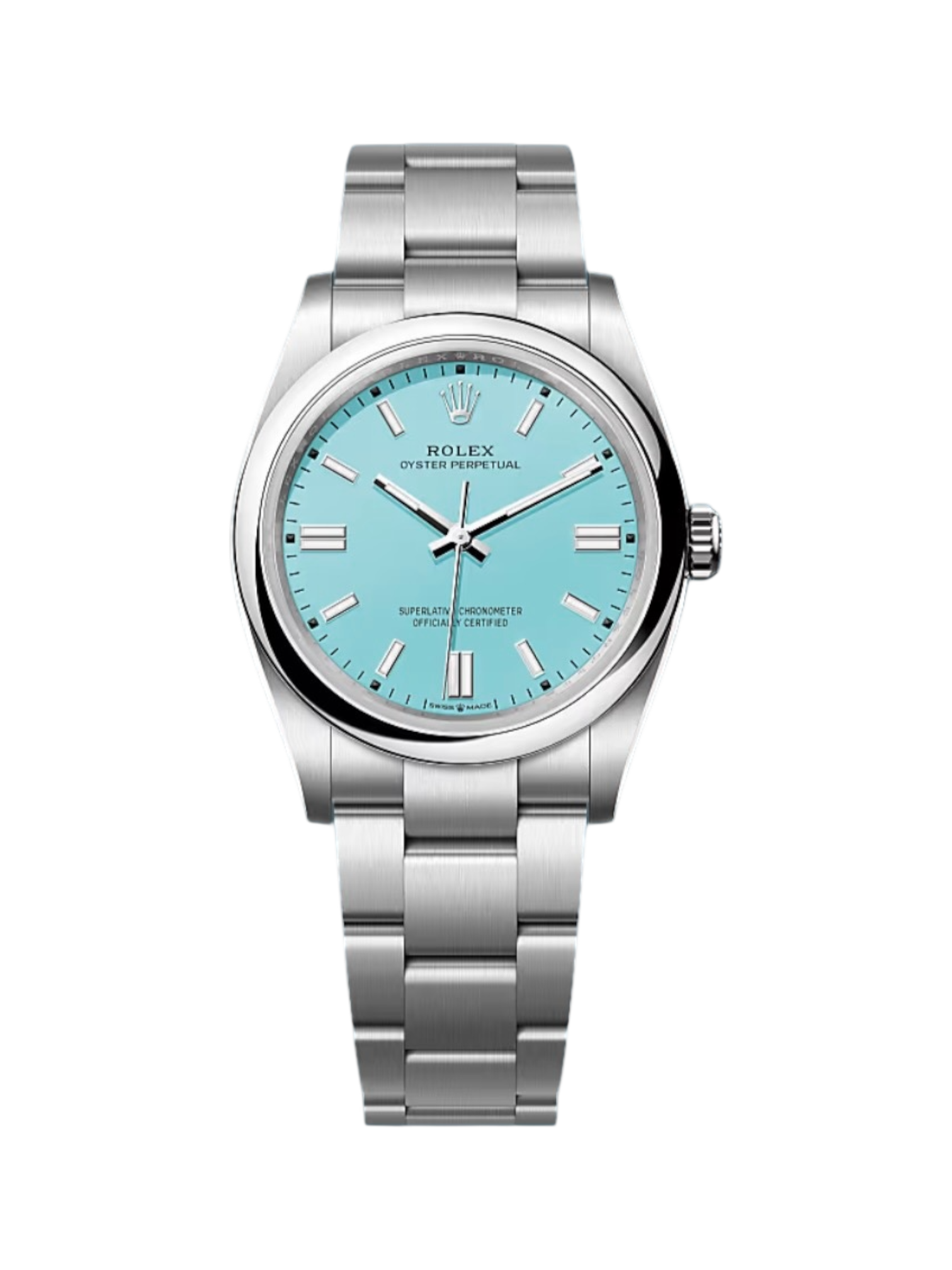 ROLEX OYSTER PERPETUAL 36 BLEU TIFFANY 126000 - ANNÉE 2025
